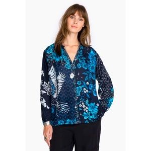 Johnny Was Phoenix Tate button down blouse